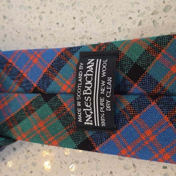 Wool Tartan tie, made in Scotland - Picture 3 of 6